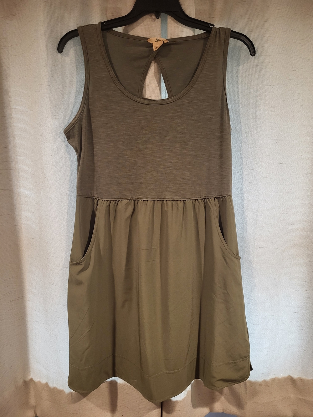 Ascend women's active tank dress Green